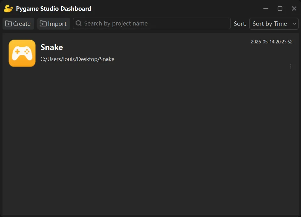 Dashboard Snake