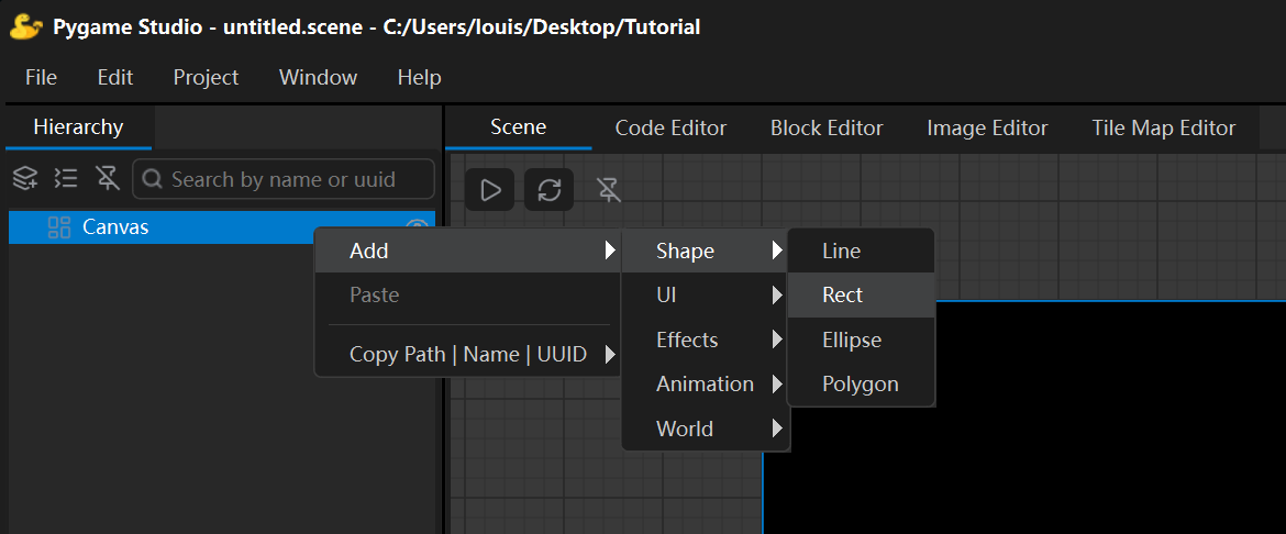 Add Menu