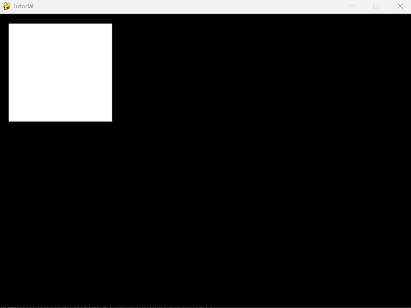 The rectangle growing and shrinking