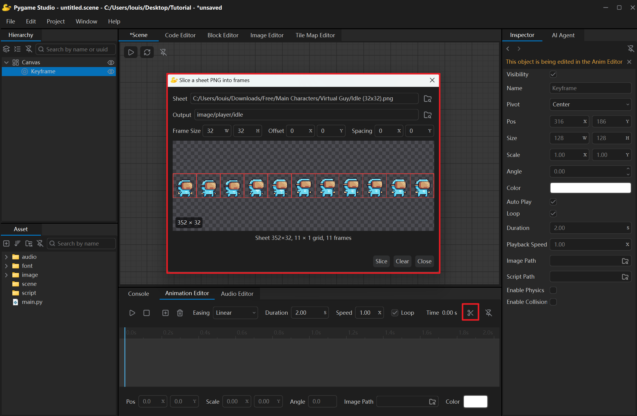 Sprite slicer